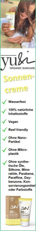 wasserfeste yu&i Sonnencreme, reef-friendly